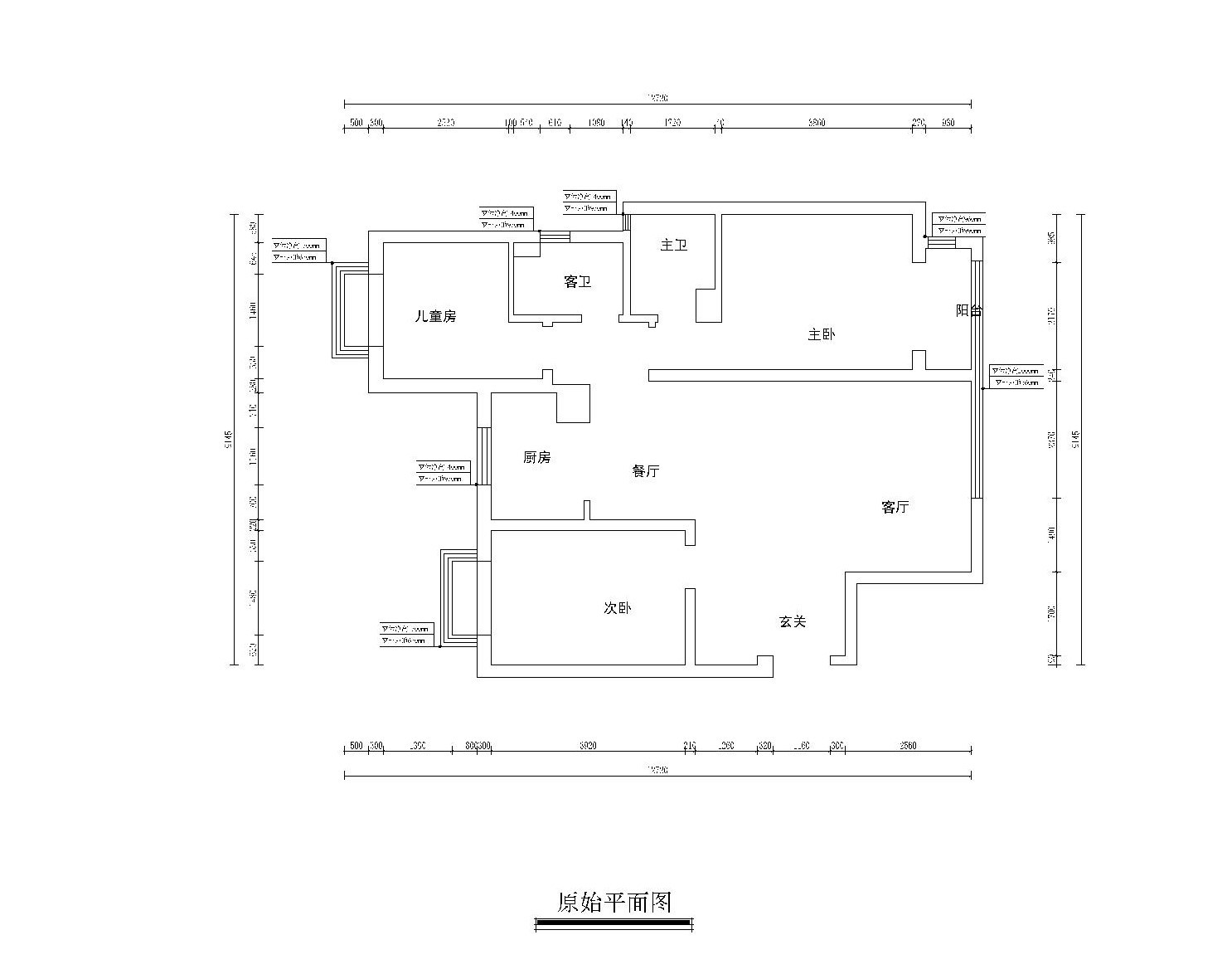 龍溪城新中式風(fēng)格戶型圖裝修效果圖